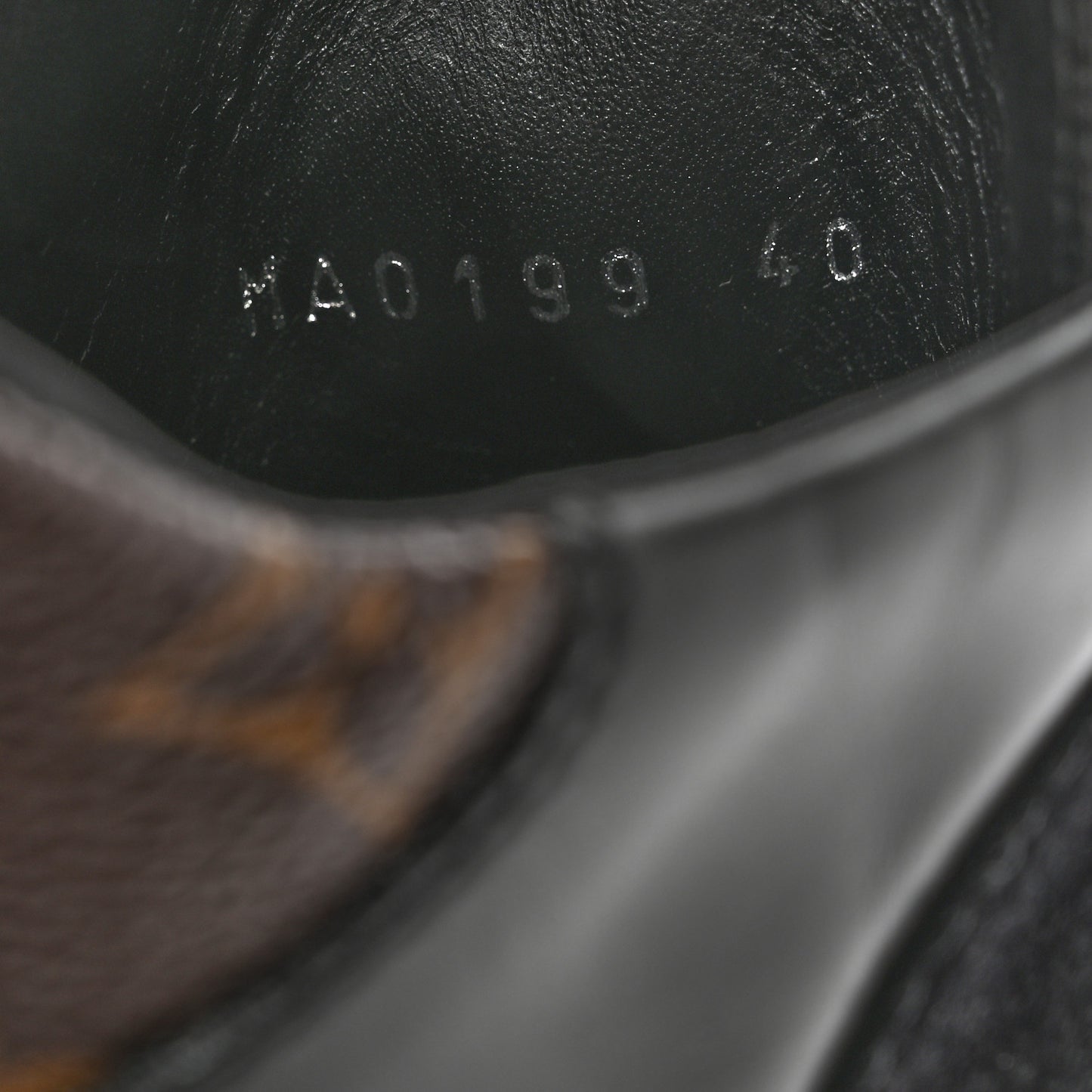 Suede Calfskin Monogram Laureate Platform Desert Boots 40 Black