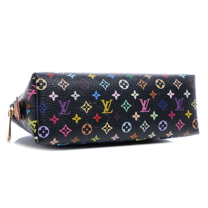 Louis Vuitton Mini Multicolor Cosmetic Pouch Black 4 of 7