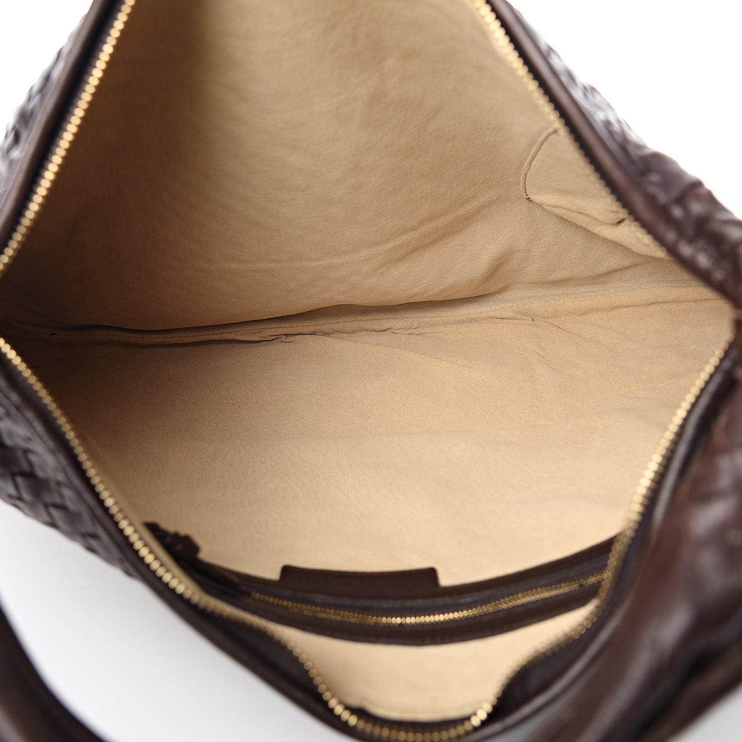 Nappa Intrecciato Large Veneta Hobo Ebano