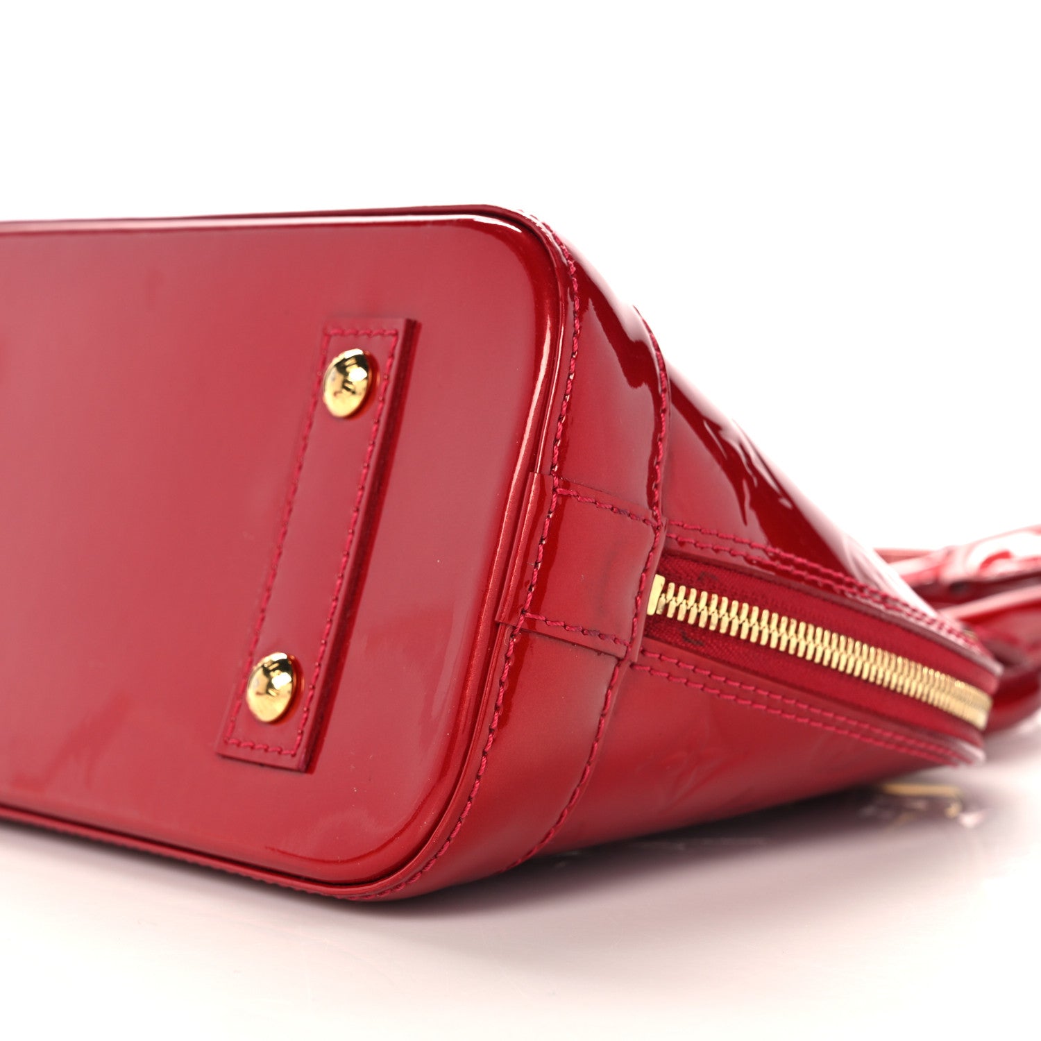 Louis Vuitton Vernis Alma BB Pomme D'Amour 8 of 10