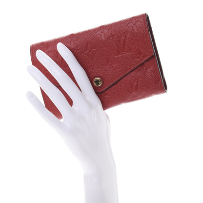 Louis Vuitton Empreinte Compact Curieuse Wallet Cherry 2 of 9