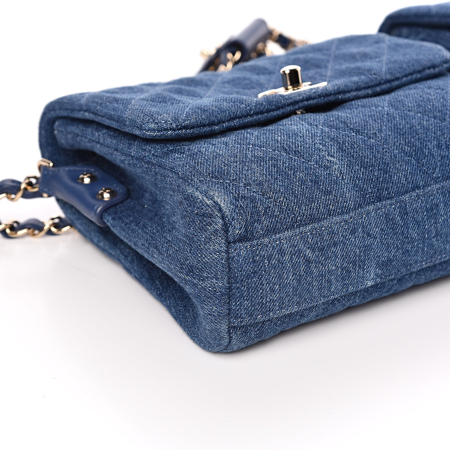 Denim Quilted Side Packs Blue