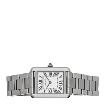 Cartier Stainless Steel 24mm Tank Solo Quartz Watch 2 of 4