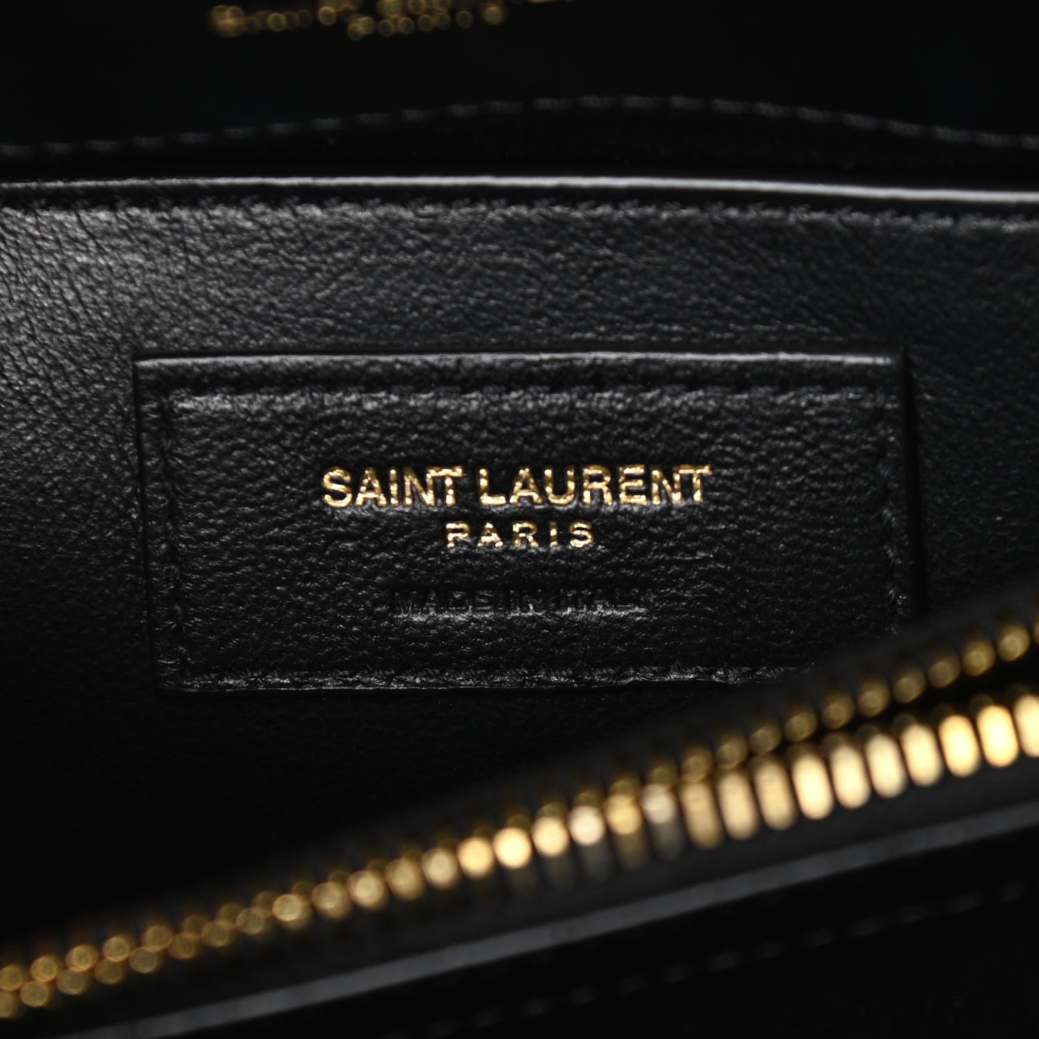 Saint Laurent Calfskin Y Quilted Monogram Small Loulou Chain Satchel Black 6 of 10