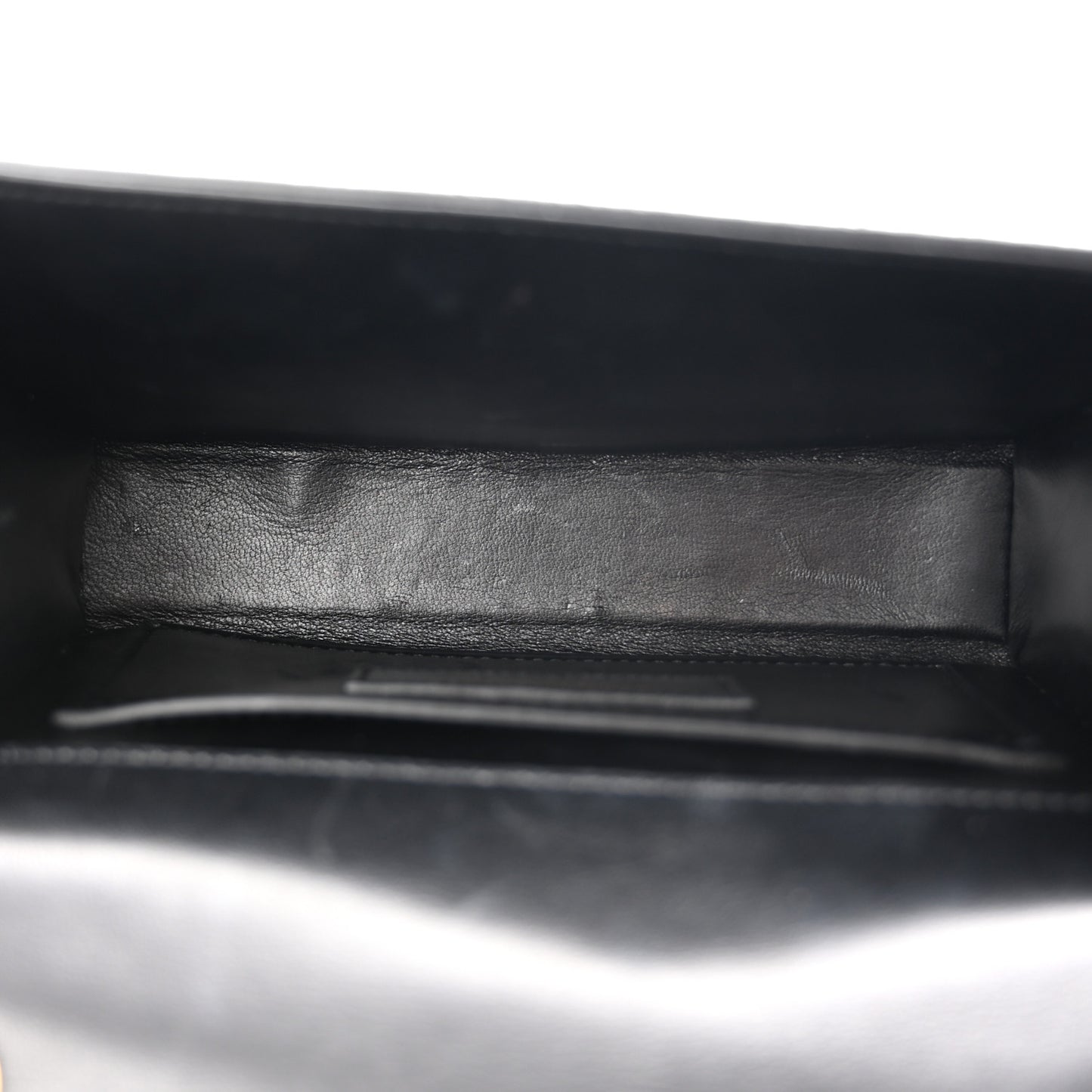 Suede Small Classic Monogram Kate Tassel Satchel Black