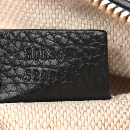 Gucci Pebbled Calfskin Small Soho Disco Bag Black 7 of 12