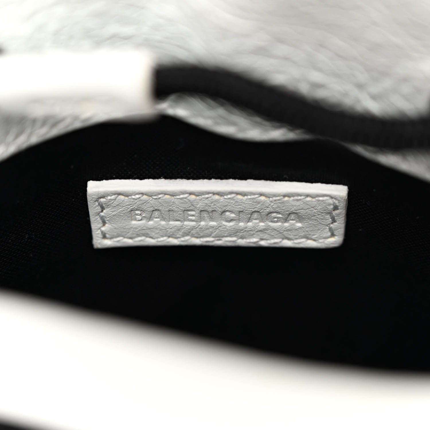 Balenciaga Agneau Arena Graffiti All Over Small Explorer Pouch with Strap White Multicolor 7 of 11