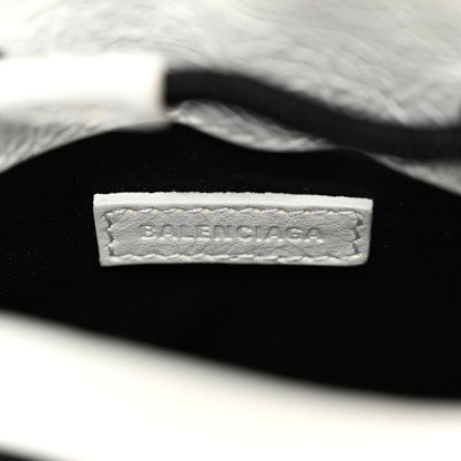 Balenciaga Agneau Arena Graffiti All Over Small Explorer Pouch with Strap White Multicolor 7 of 11