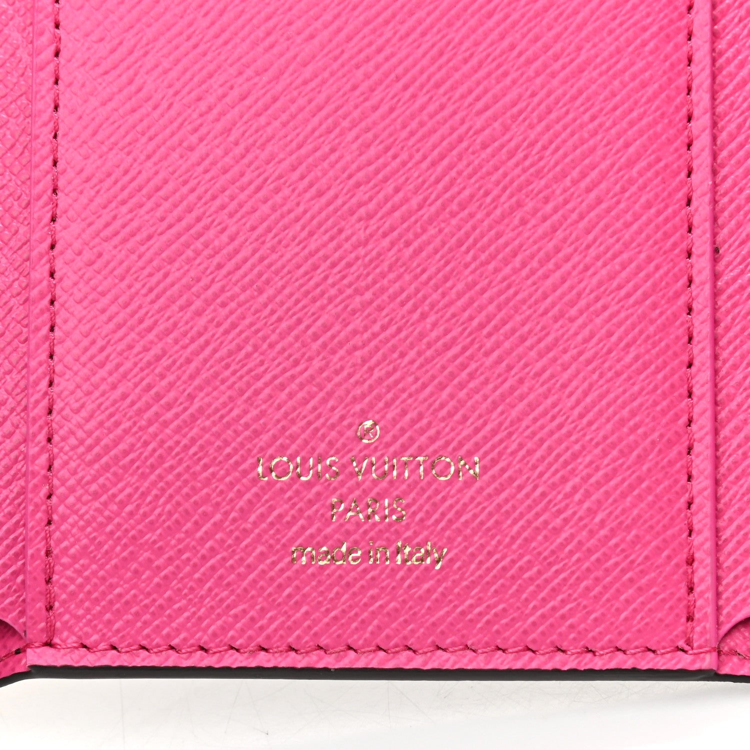 Louis Vuitton Monogram 2022 Christmas Animation Seoul Victorine Wallet Fuchsia 6 of 6