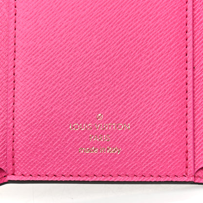 Louis Vuitton Monogram 2022 Christmas Animation Seoul Victorine Wallet Fuchsia 6 of 6