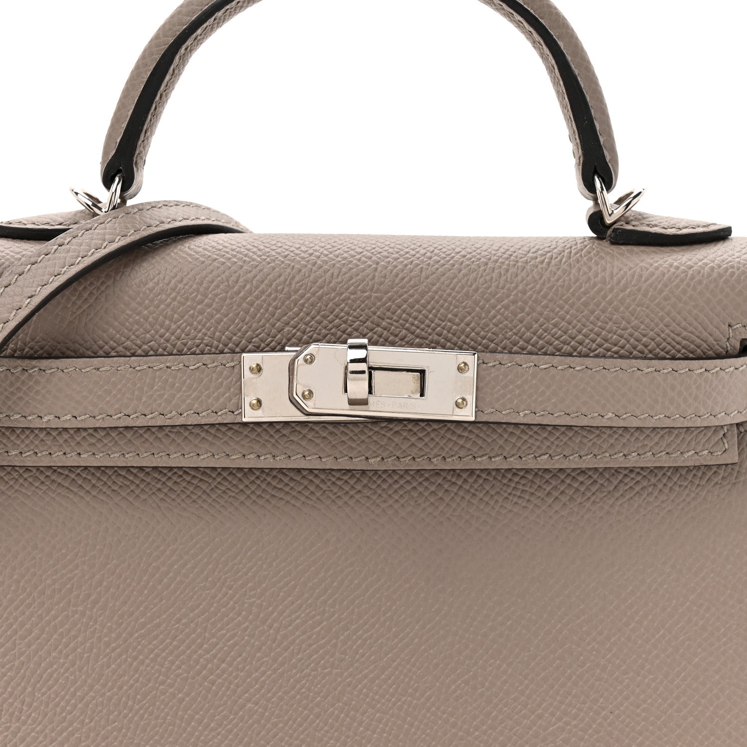 Hermes Epsom Mini Kelly Sellier 20 Gris Asphalte 8 of 12