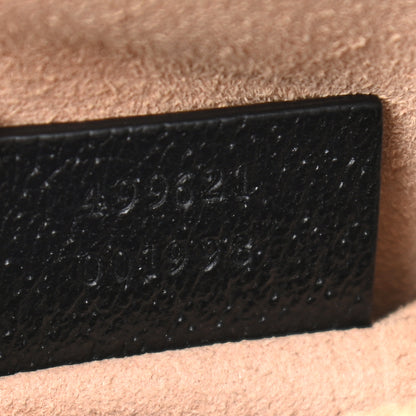 Gucci Calfskin GG Web Small Ophidia Dome Shoulder Bag Black 7 of 10
