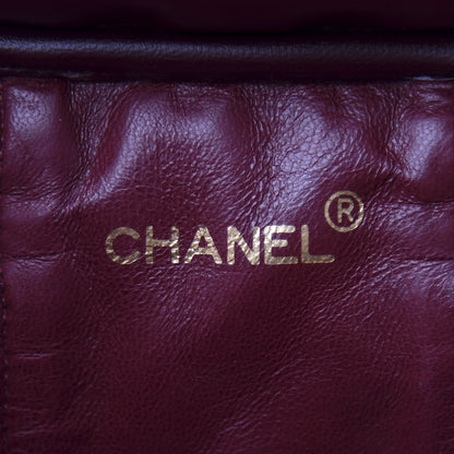 Chanel Lambskin Quilted Vanity Cosmetic Case Black 5 of 10