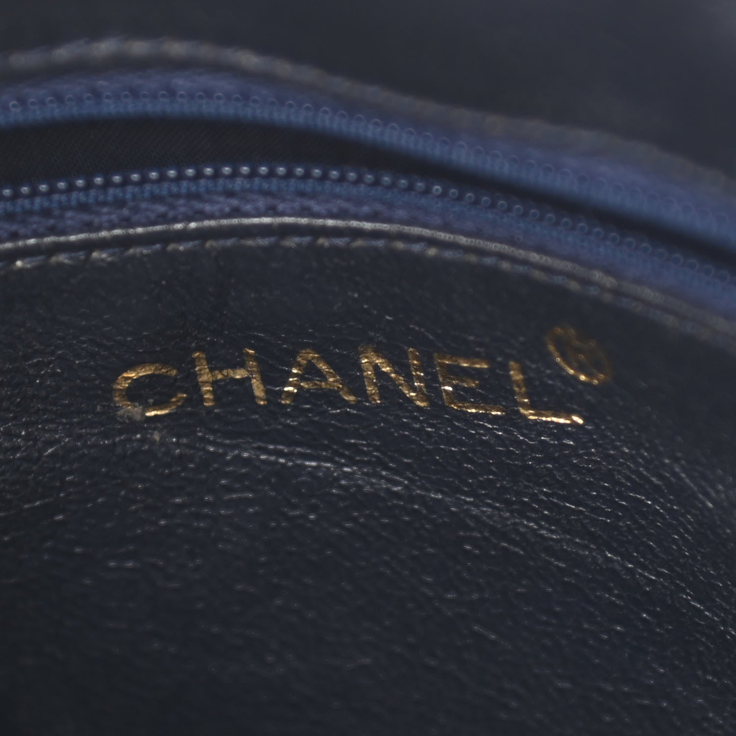 Chanel Lambskin Quilted Tassel Camera Case Navy 5 of 14