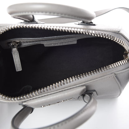Givenchy Sugar Goatskin Mini Antigona Pearl Grey 5 of 9