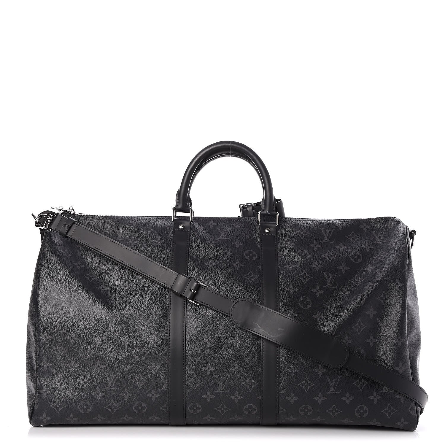 Louis Vuitton Monogram Eclipse Keepall Bandouliere 55 1 of 9