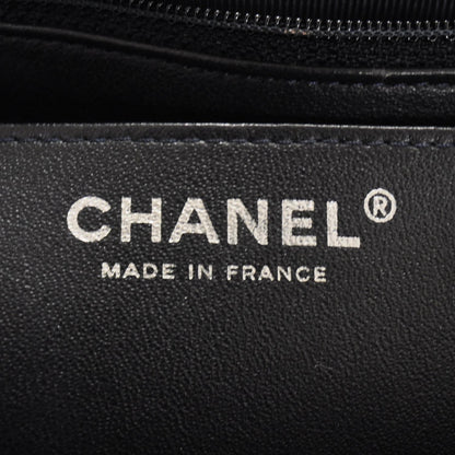 Chanel Crackled Patent Jumbo Flap Navy Blue 10 of 11