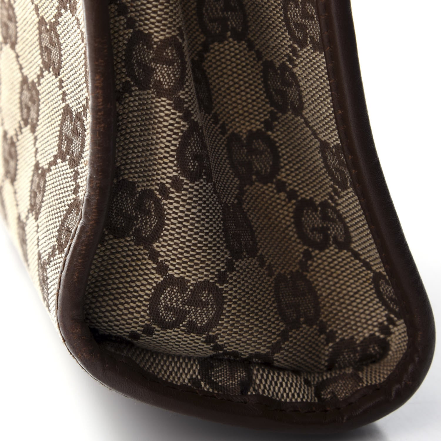 Gucci Monogram Small Bardot Bag Dark Brown 15 of 16