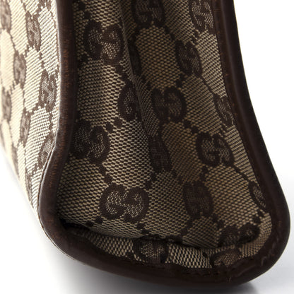 Gucci Monogram Small Bardot Bag Dark Brown 15 of 16