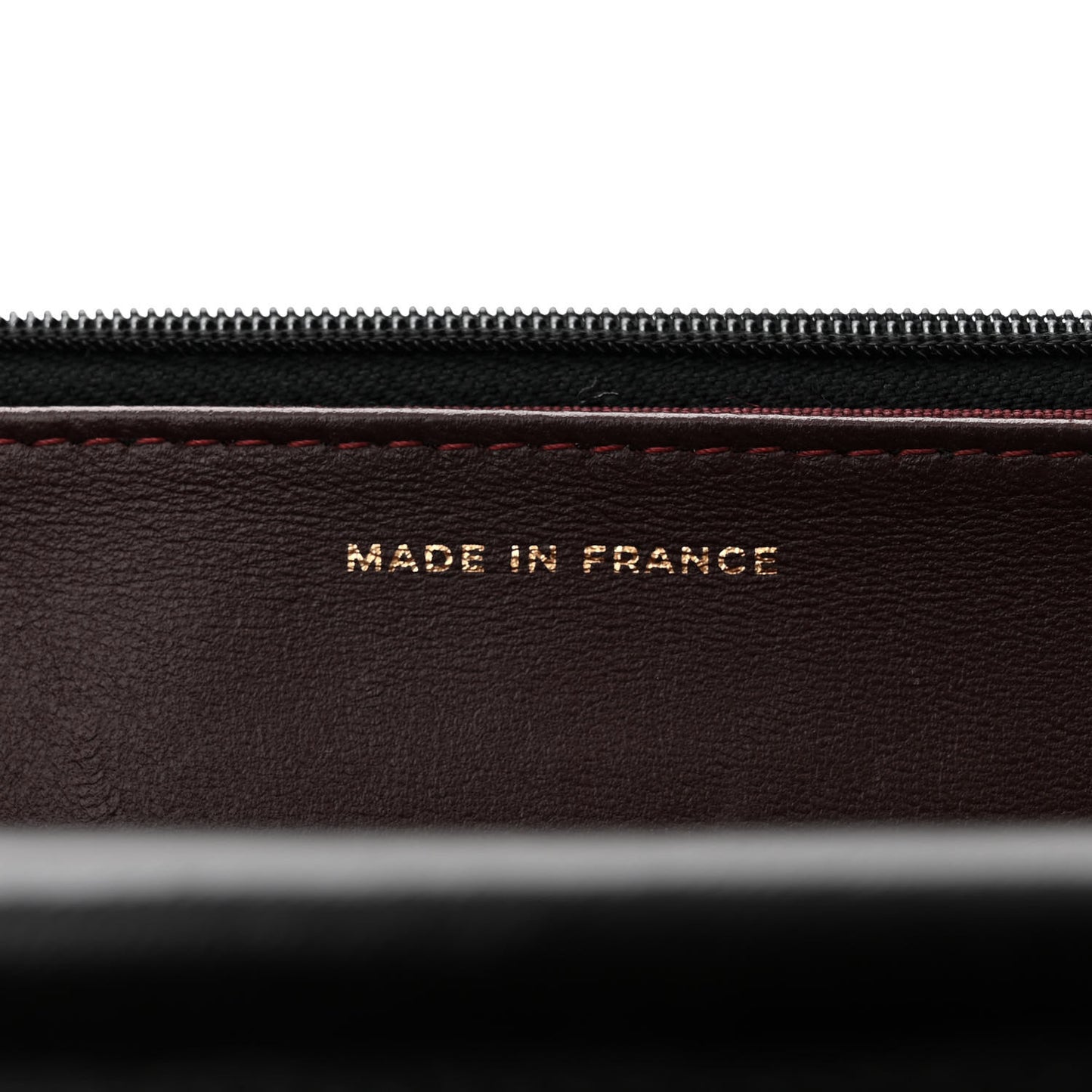 Lambskin Quilted Wallet On Chain WOC Black