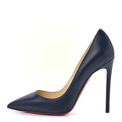 Christian Louboutin Lambskin So Kate 120 Pumps 36 Navy 1 of 8