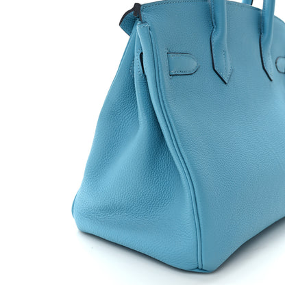 Hermes Togo Birkin 30 Blue Du Nord 13 of 14