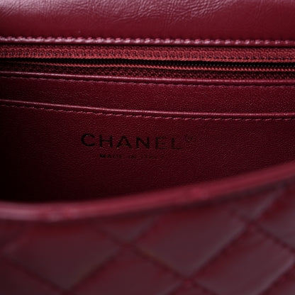 Chanel Aged Calfskin Quilted 2.55 Reissue Mini Flap Red 6 of 9