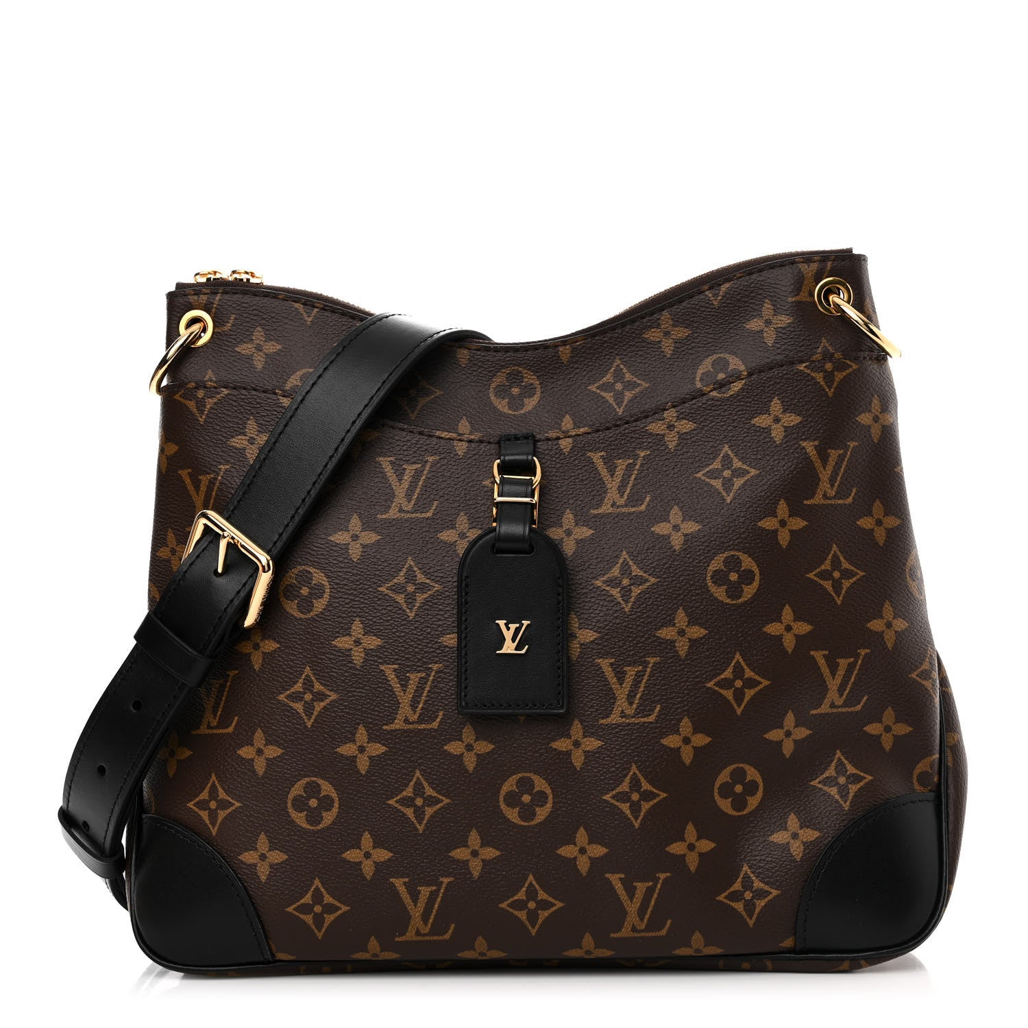 Louis Vuitton Monogram Odeon MM Black 1 of 10
