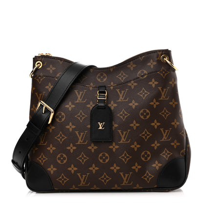 Louis Vuitton Monogram Odeon MM Black 1 of 10