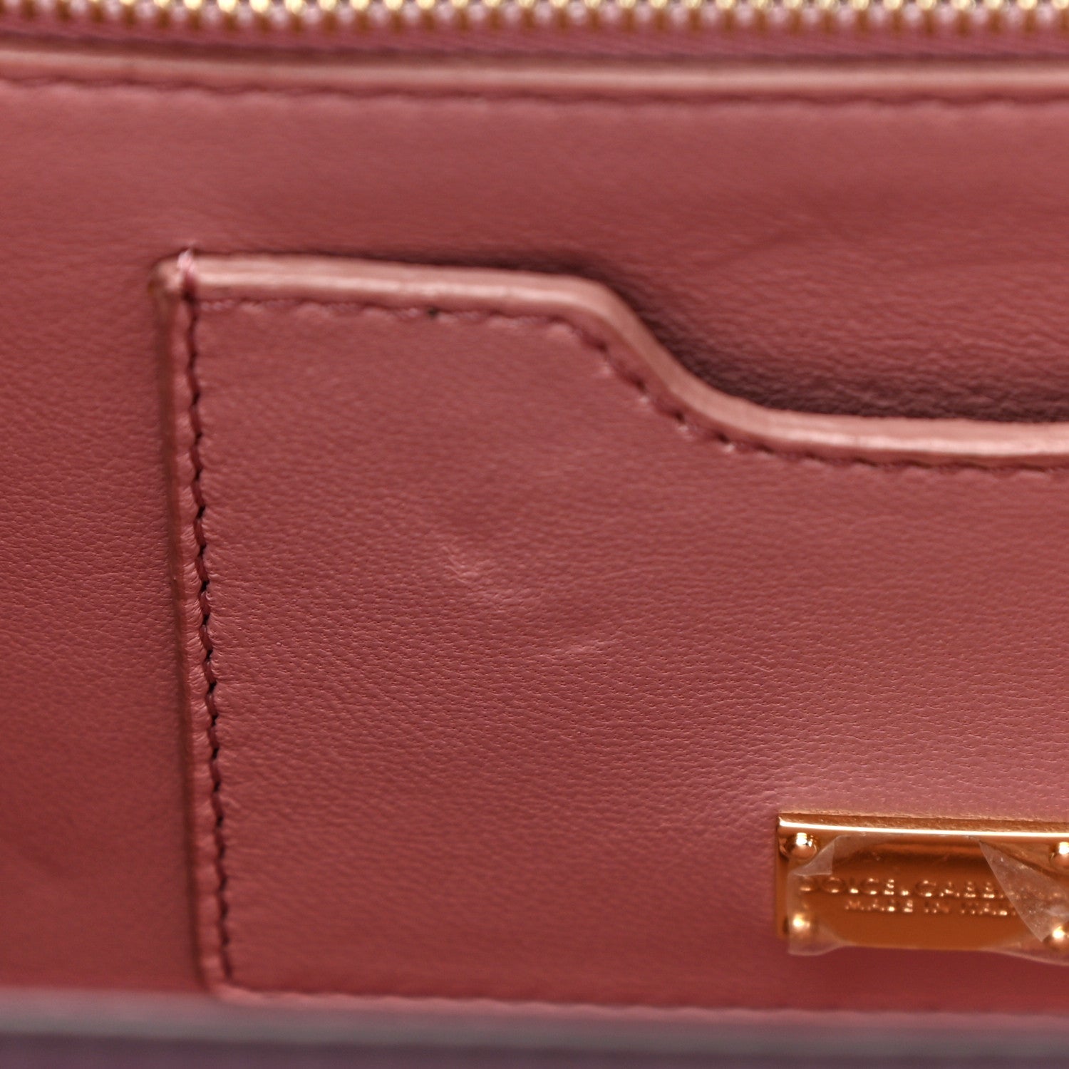 Dolce & Gabbana Calfskin Lucia Satchel Purple 10 of 12