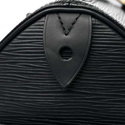 Louis Vuitton Epi Speedy 25 Black 12 of 14
