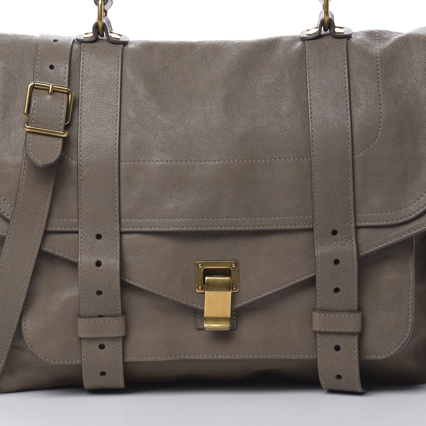 Lambskin Large PS1 Satchel Smoke