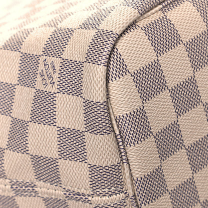 Louis Vuitton Damier Azur Neo Neverfull MM Rose Ballerine 9 of 13
