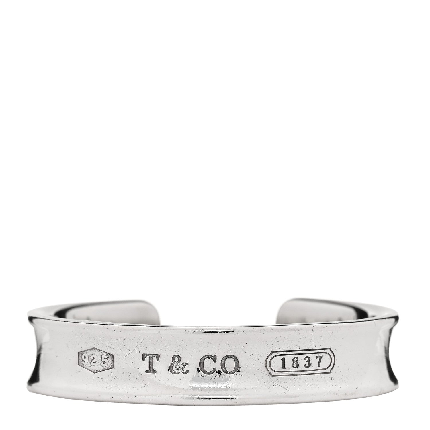 Tiffany Sterling Silver 1837 Cuff Bracelet 1 of 4