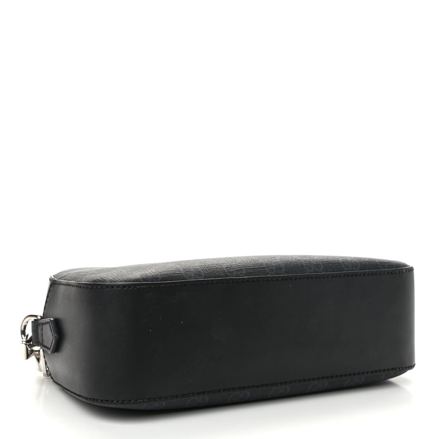 Gucci GG Supreme Monogram Web Shoulder Bag Black Grey 4 of 13