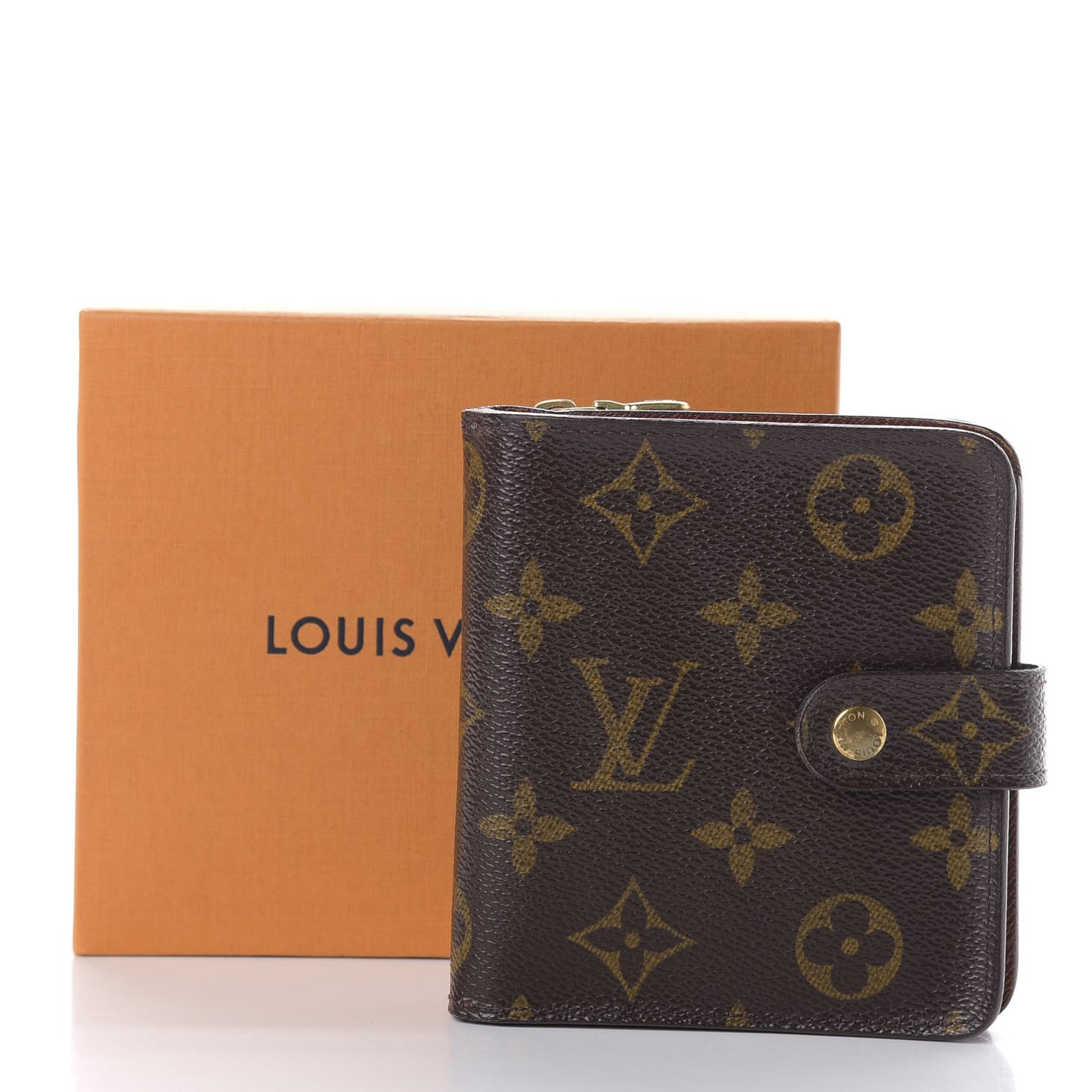 Monogram Compact Zippe Zipped Wallet
