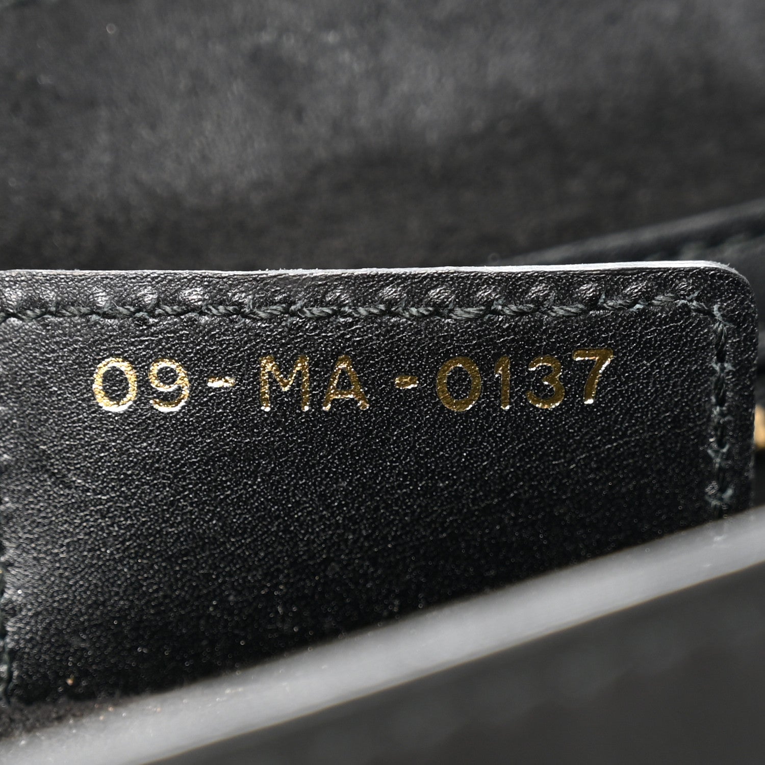 Christian Dior Calfskin D Fence Saddle Bag Black 7 of 10