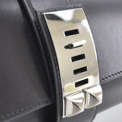 Hermes Box Medor 23 Clutch Black 7 of 7