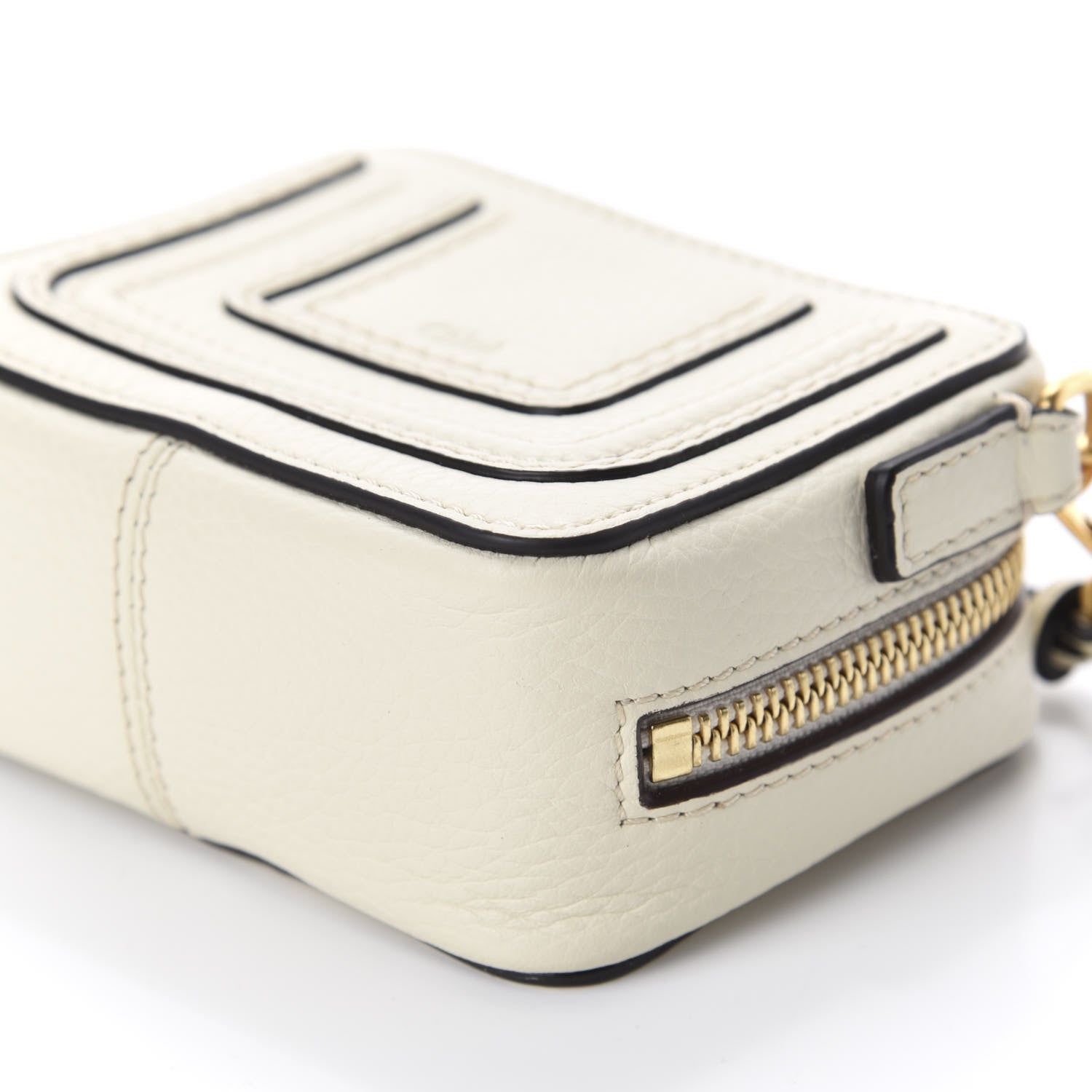 Chloe Calfskin Mini Marcie Crossbody Bag Natural White 7 of 12
