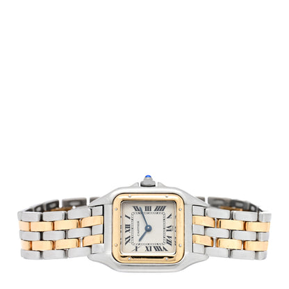 Cartier Stainless Steel 18K Yellow Gold 22mm Panthere Quartz Watch 2 of 4