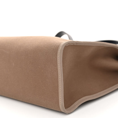 Hermes Vache Hunter Toile Herbag Zip 31 PM Etoupe Bleu Saphir 11 of 12