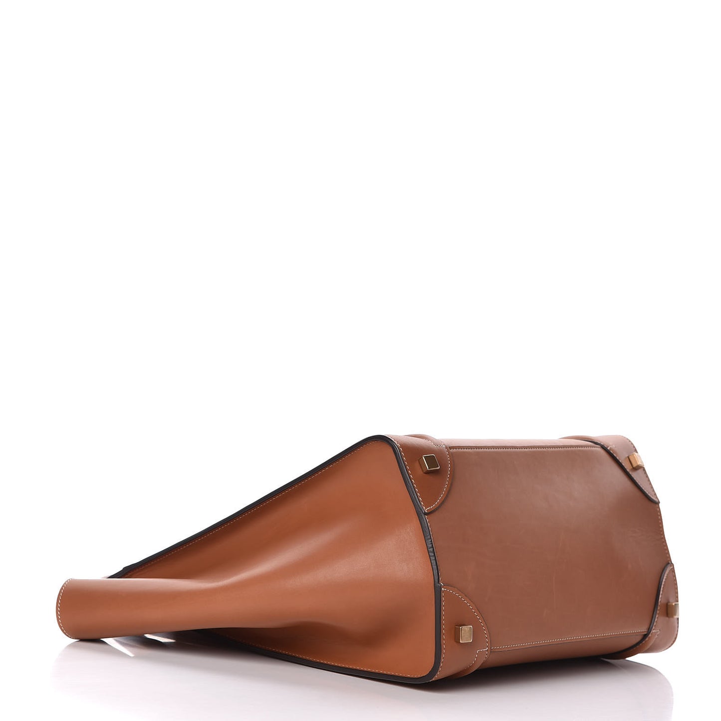 Natural Calfskin Mini Luggage Tan