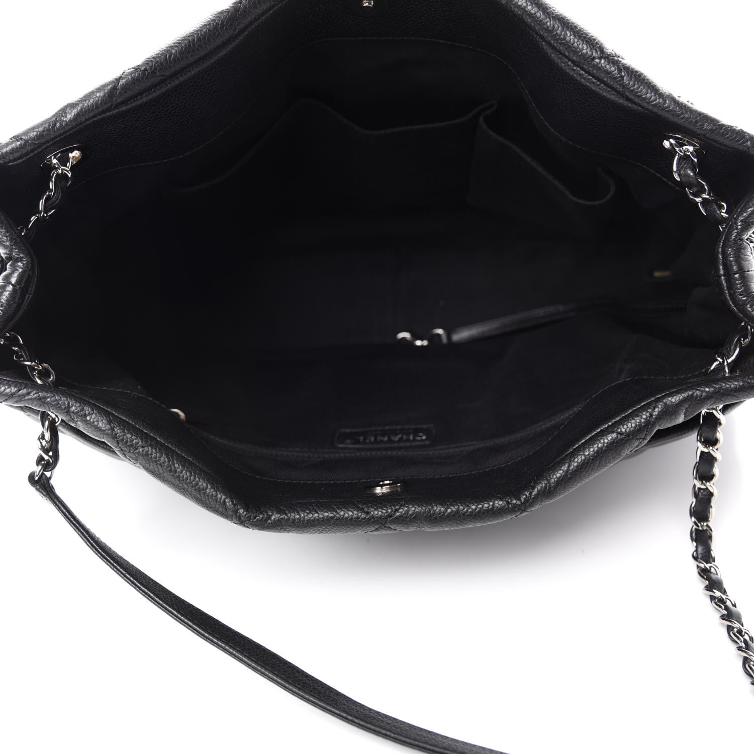Chanel Caviar Quilted Timeless CC Soft Tote Black 5 of 11
