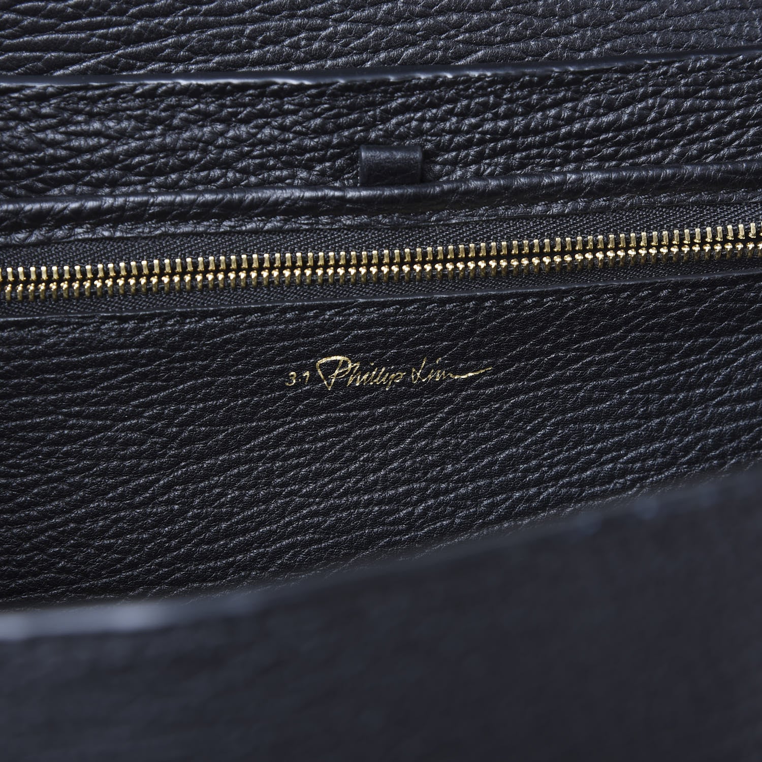 3.1 Phillip Lim 3.1 Textured Calfskin Medium Pashli Satchel Black 5 of 8