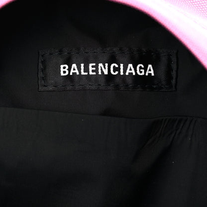 Balenciaga Recycled Casual Nylon Mini Oversized Backpack Pink 6 of 11