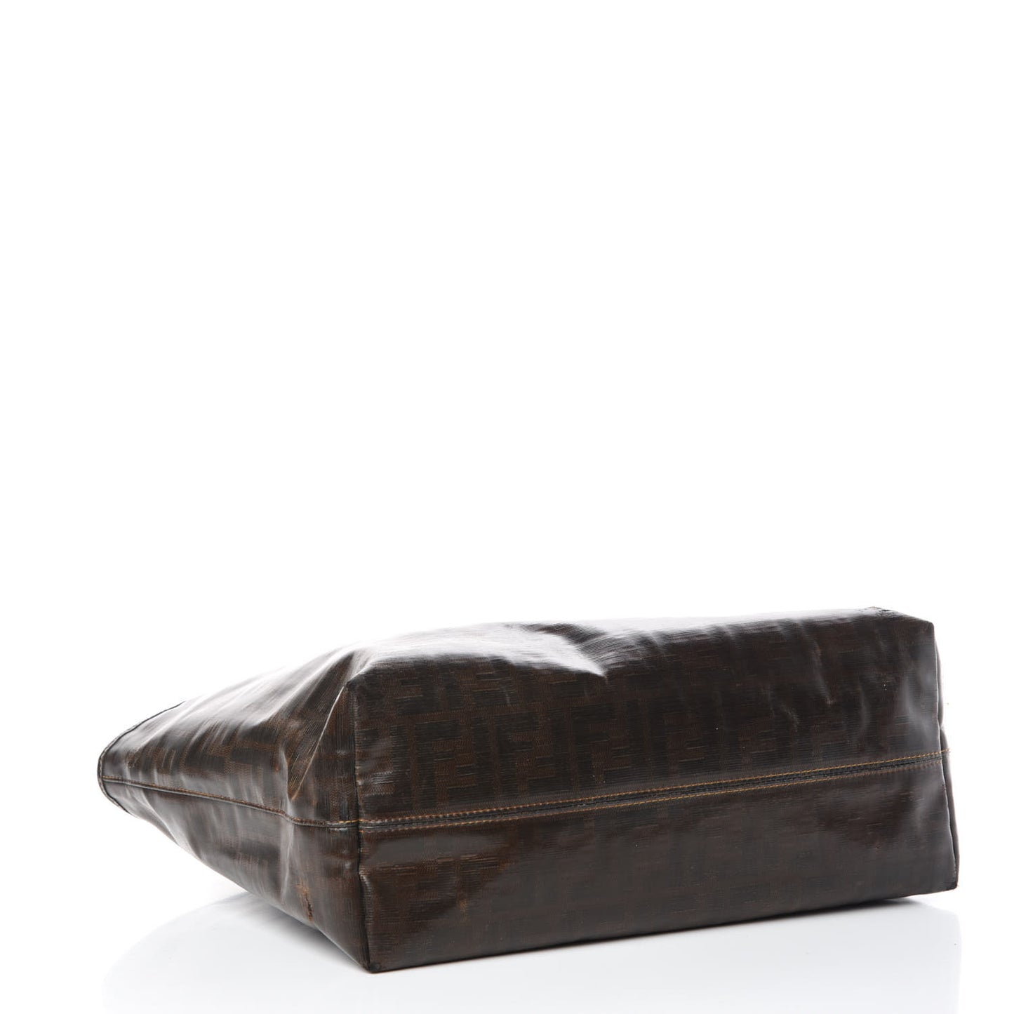 Zucca Spalmati Matrioska Small Roll Tote Tobacco Black