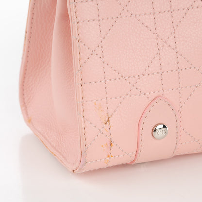 Christian Dior Calfskin Cannage Stitched East West Lady DiorRose Clair 10 of 10