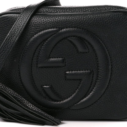 Gucci Pebbled Calfskin Small Soho Disco Bag Black 9 of 11