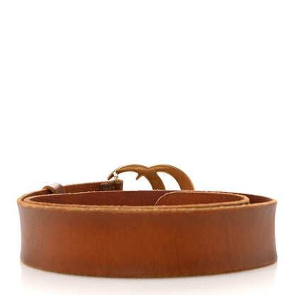Gucci Faded Calfskin Double G 40mm Belt 80 32 Cuir 2 of 8