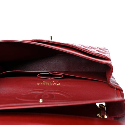 Chanel Caviar Quilted Medium Double Flap Bordeaux 4 of 10